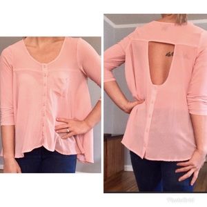 top with back cut-out